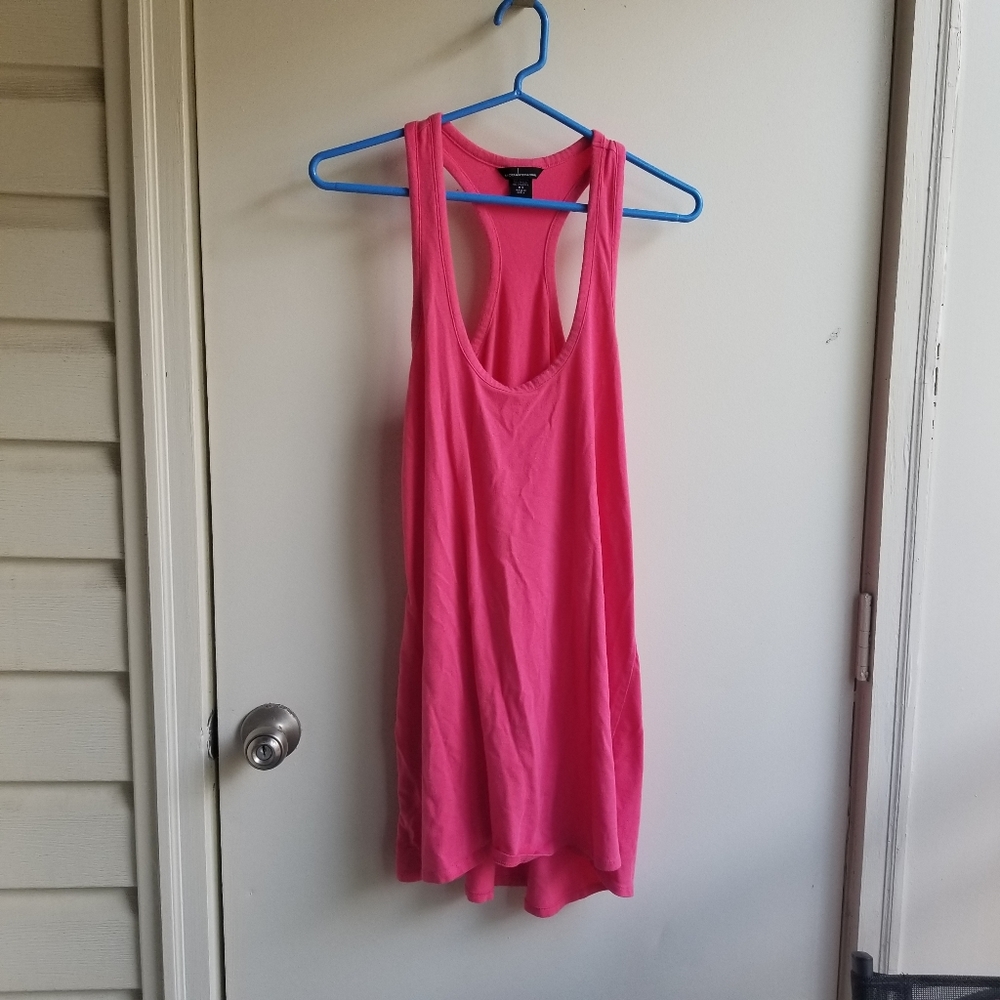 Bright pink victoria's secret racer back tank dres